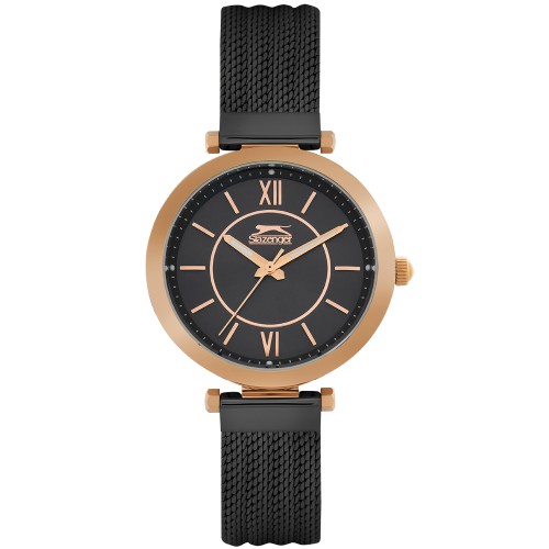 Slazenger Black Stainless Steel Bracelet - SL.09.6157.3.02