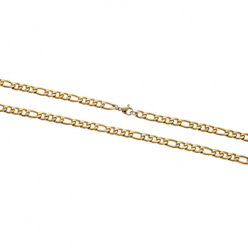 Αλυσίδα Λαιμού SΕΝΖΑ Gold Stainless Steel-80cm - SSD4367GD-80cm